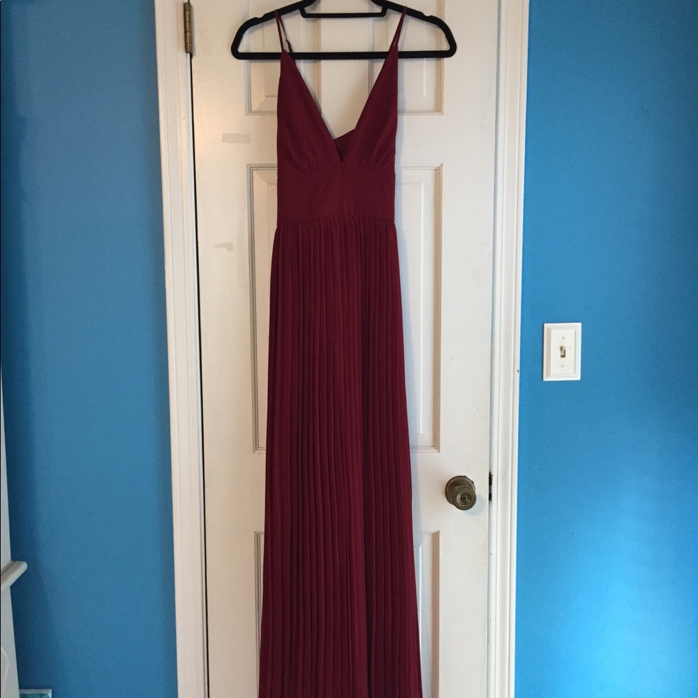 Lulus Burgundy Dress
